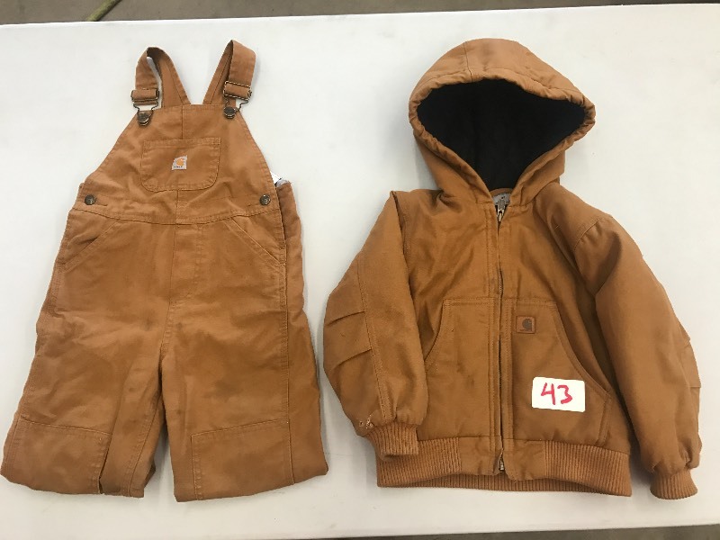Set Of Carhartt Toddlers Heavy Duty...