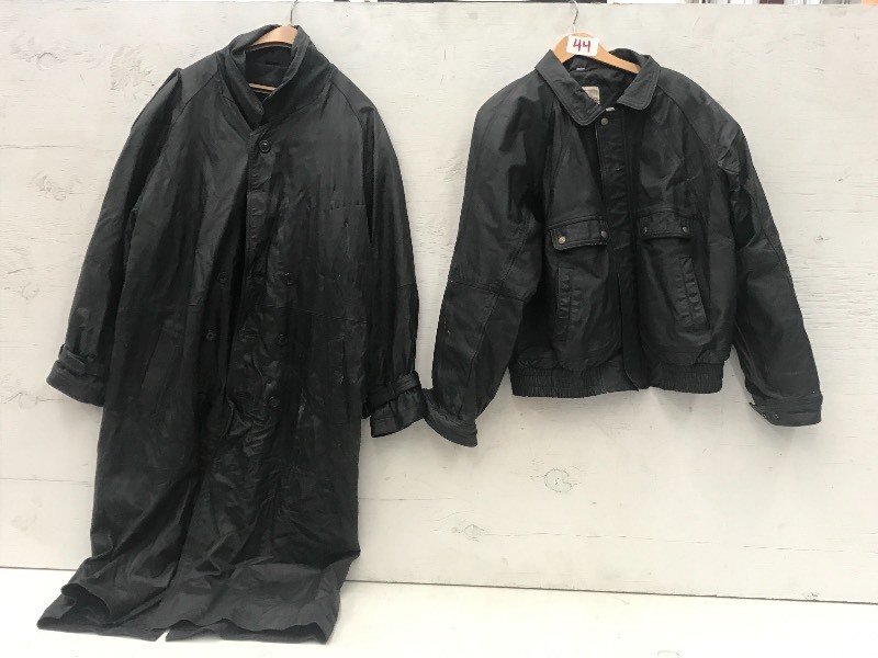 Lot Of (2) Mens Size-Medium Leather...