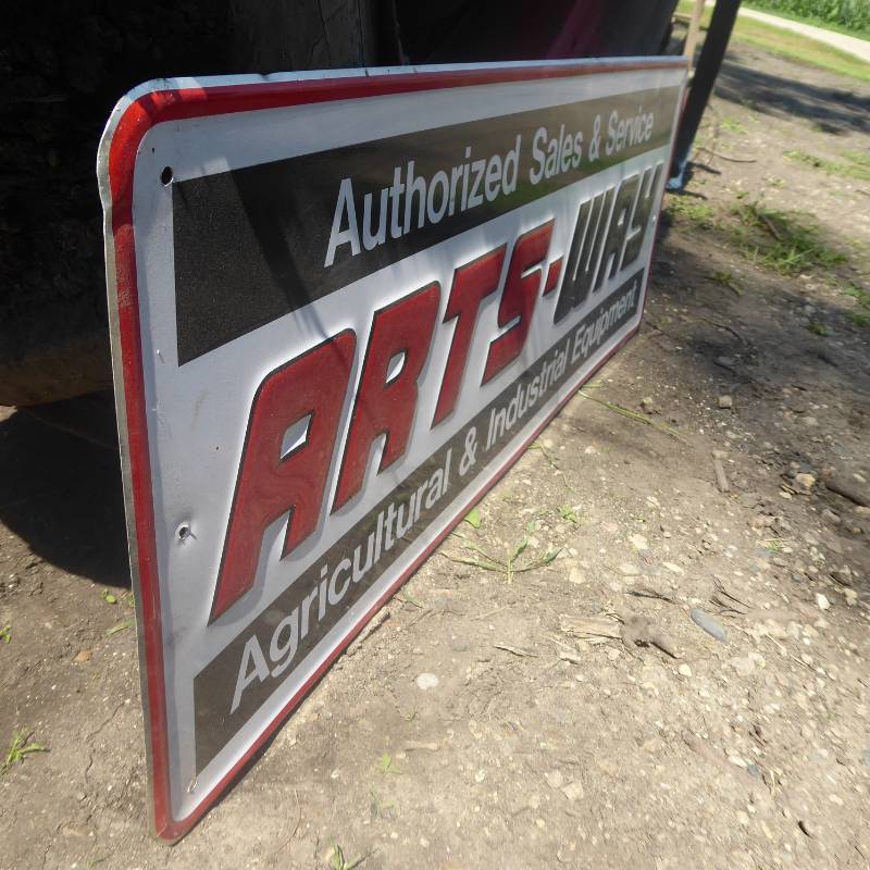 lot 15 image: Arts-Way Steel Embossed Sign
