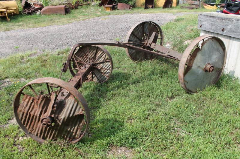 Old Antique Wagon Lawn Ornament