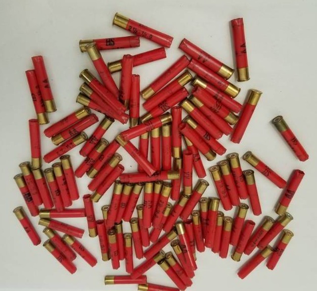 lot 11 image: 100 Fired AA 410 HS once fired shells