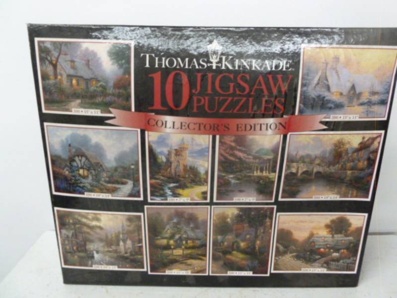 lot 25 image: Thomas Kinkade Puzzle