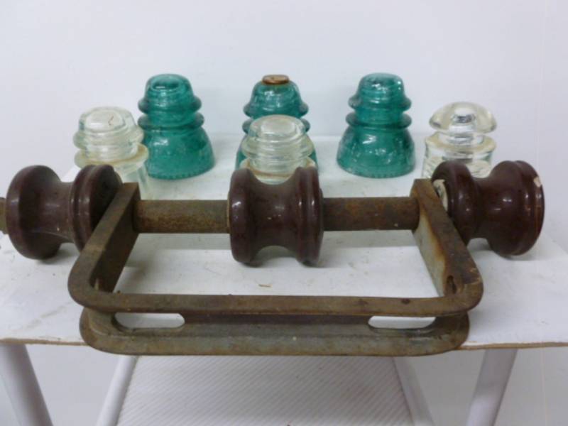 lot 43 image: Antique Insulators