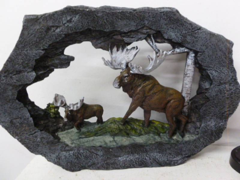lot 61 image: Moose Decorations
