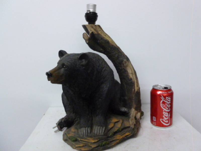 lot 77 image: Bear Lamp