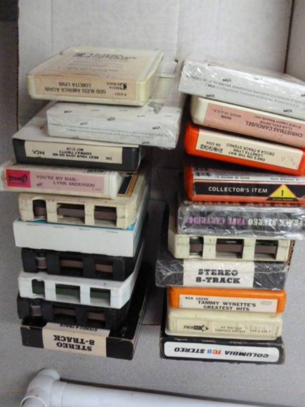 lot 93 image: Vintage 8-Track Tapes