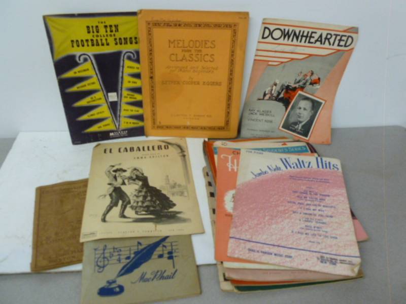 lot 132 image: Vintage Sheet Music