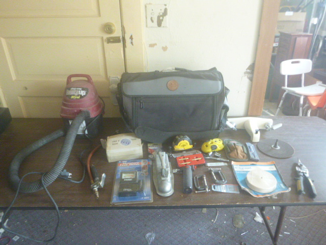 lot 65 image: Large Tool Bag with Miscellaneous Tools