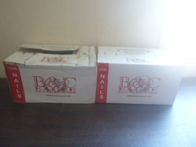 lot 114 image: 2 Boxes of Wire Coil Nails