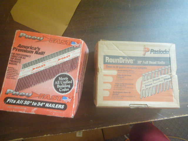 lot 127 image: 2 Boxes of Smooth Shank Nails