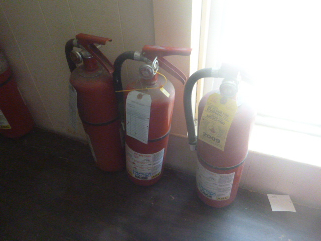 lot 136 image: 3 Fire Extinguishers