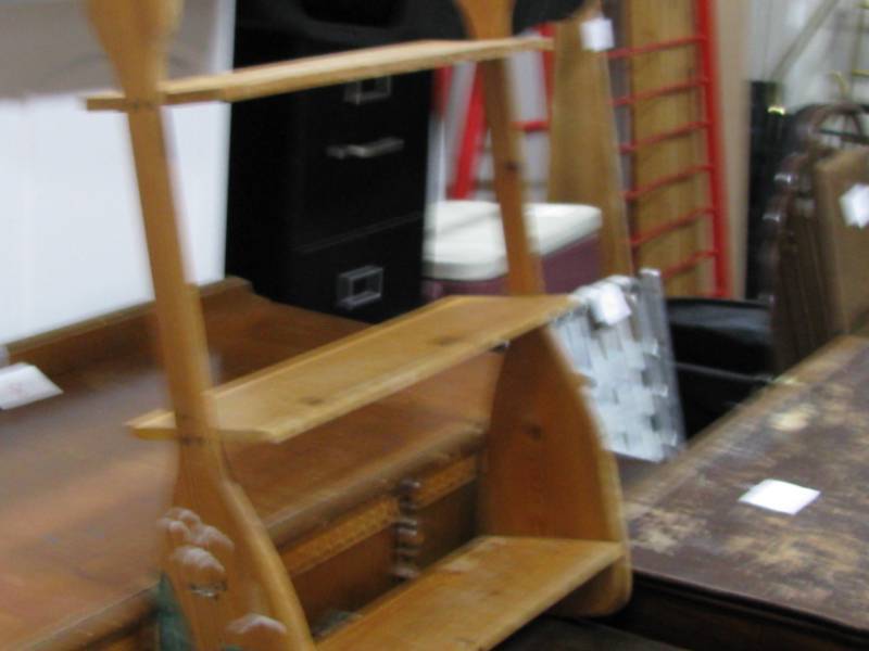 lot 20 image: Canoe Paddle Shelf