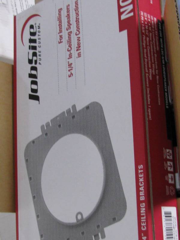 lot 58 image: Job Site Ceiling Speaker Brackets