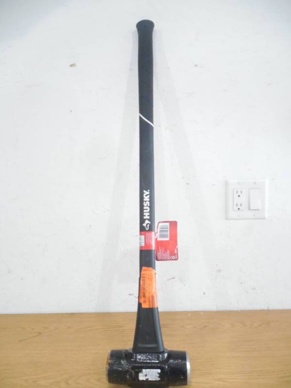 lot 30 image: Husky 10 lb. Sledge Hammer with 34 in. Fiberglass Handle