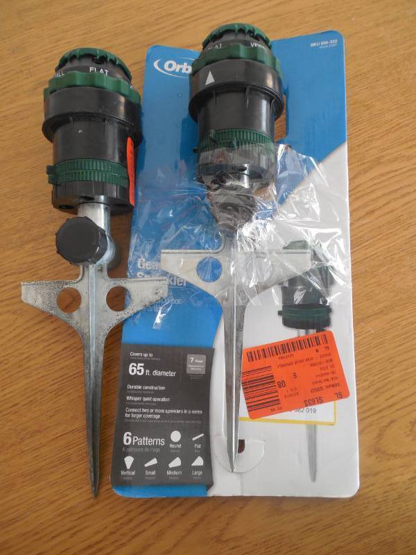 lot 68 image: (2) Orbit Gear Drive Sprinkler