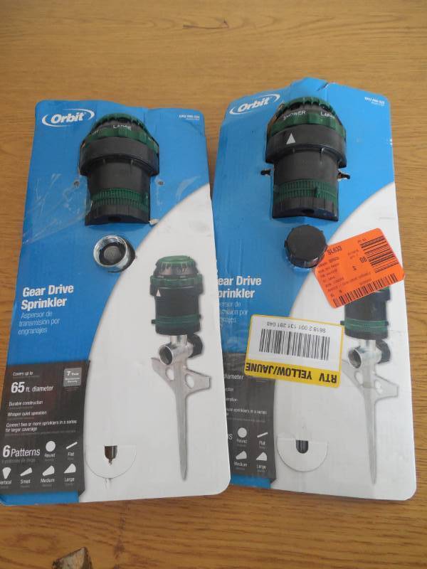 lot 69 image: (2) Orbit Gear Drive Sprinkler