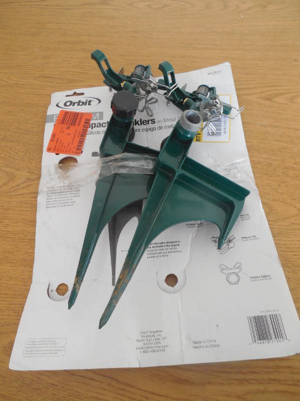 lot 70 image: Orbit Zinc Green Partial-Circle and Full-Circle Sprinkler Head (2-Pack)