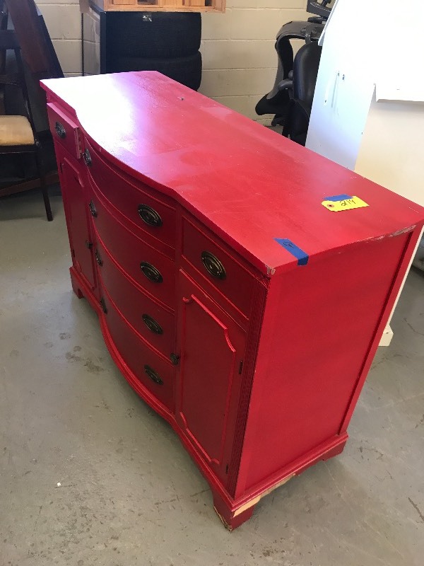 WOOD BUFFET CABINET