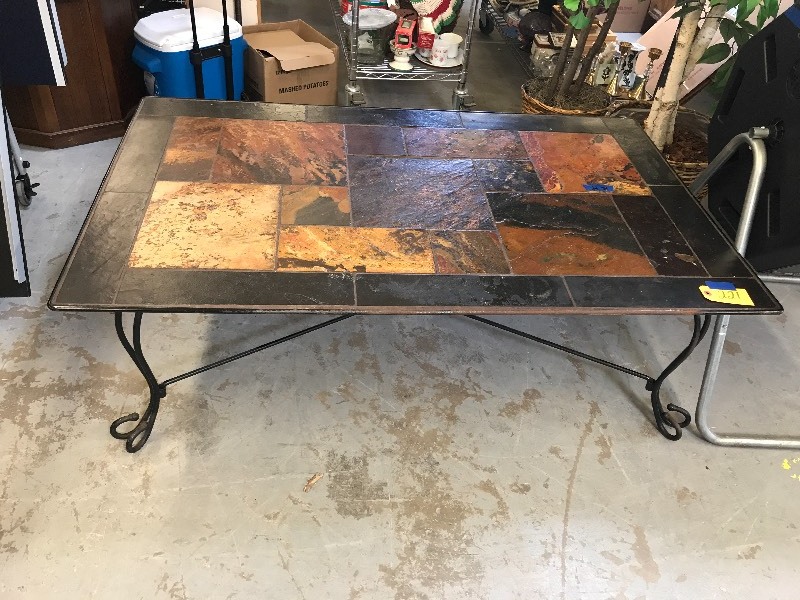 CERAMIC TILE COFFEE TABLE