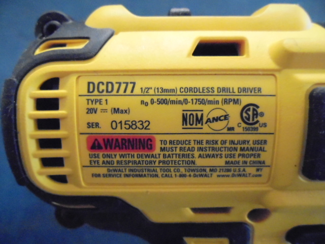 order dewalt serial number stickers