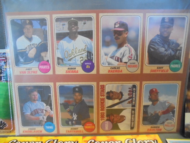 Vintage Baseball Card Box Bottoms - Brett, Gwynn, Puckett and MORE