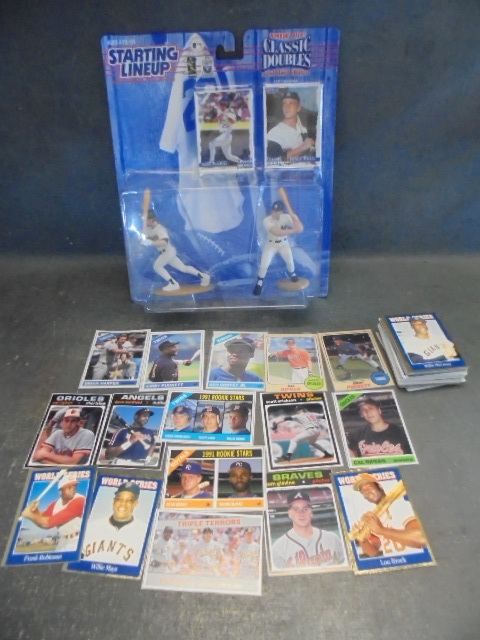 Baseball Cards and Vintage Starting Lineup Figures with Maris and McGwire
