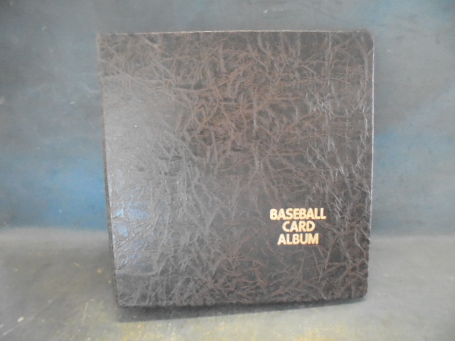 Binder of Vintage Baseball Cards