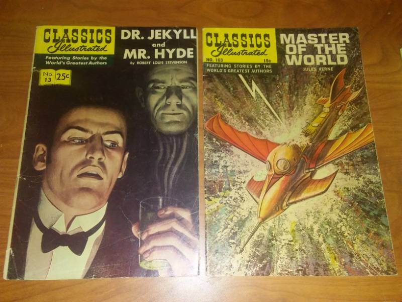 lot 440 image: 2 Classic Illustrated No. 13, No. 163