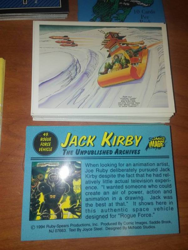 lot 472 image: Marvel collector cards Jack Kirby Marvel heroes and Marvel 1992 card game