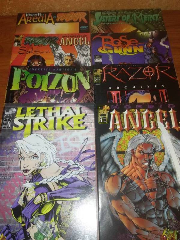 lot 478 image: 8 London night Comics, most No. 1 issues