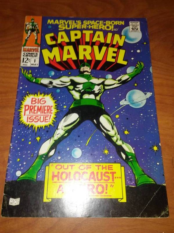 lot 497 image: Captain Marvel vol 1 issue 1