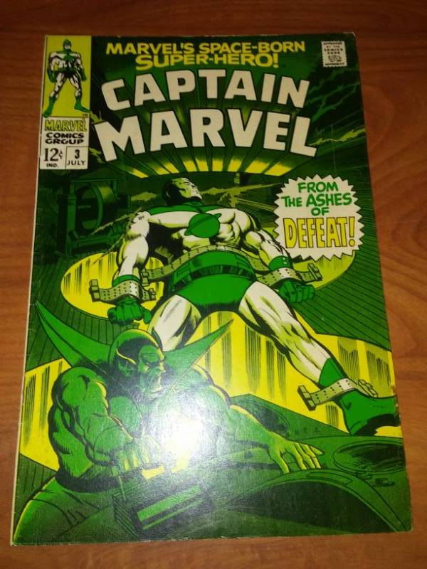lot 499 image: Captain Marvel Vol. 1 issue 3