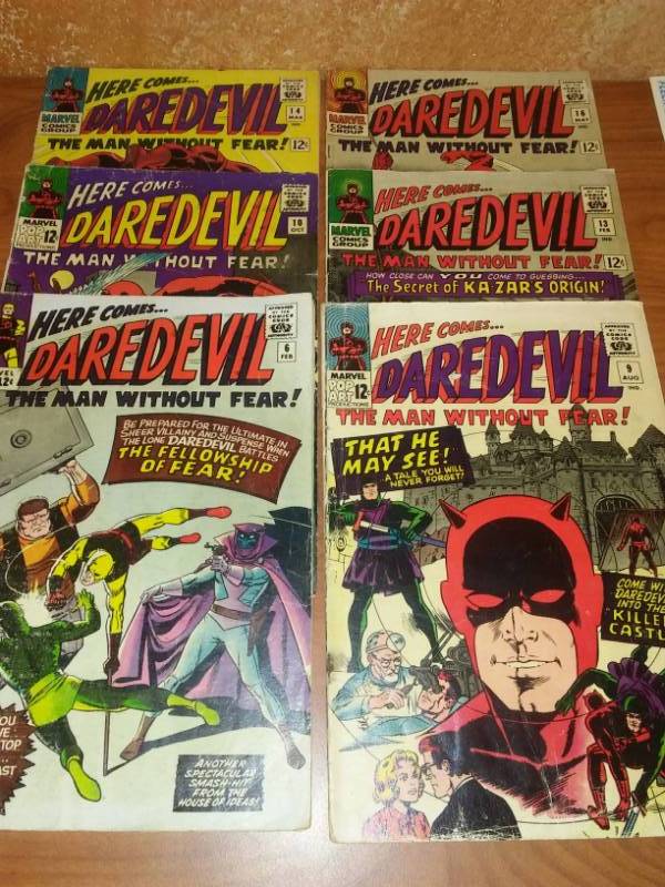 lot 515 image: 6 Here Comes Daredevil, first appearance by Spider-Man No. 16