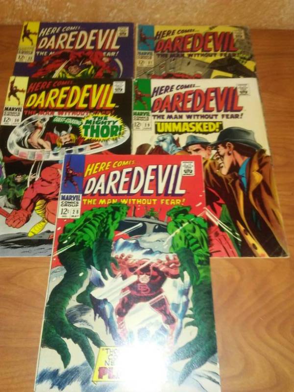 lot 518 image: 5 Marvel Daredevil vol 1