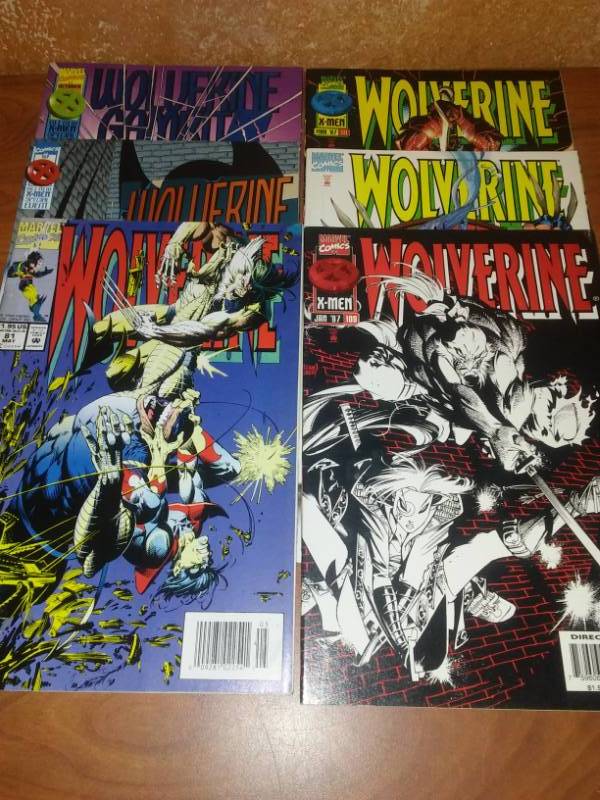 lot 521 image: 6 Wolverine X-Men 2 specials