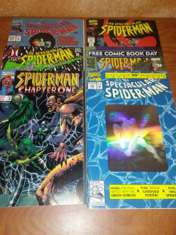 lot 537 image: 6 Spider-Man Oddball Issues