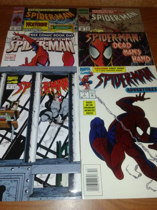lot 538 image: 6 Spider-Man Oddball Issues.