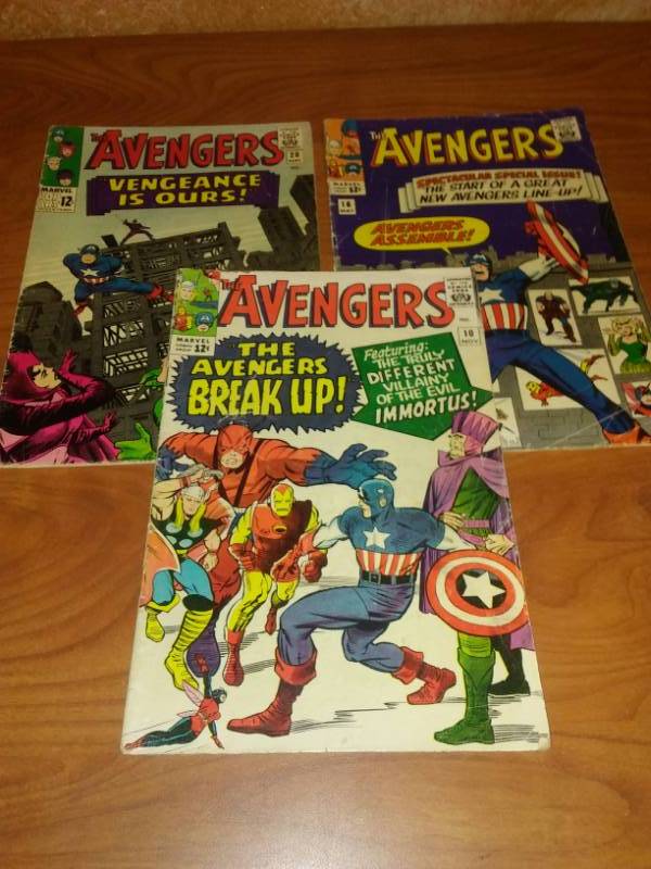 lot 547 image: 3 Marvel Avengers