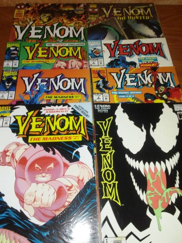 lot 554 image: 8 Marvel Venom the Enemy Within , The madness