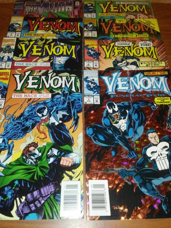 lot 555 image: 8 Marvel Venom The Mace, Funeral Pyre