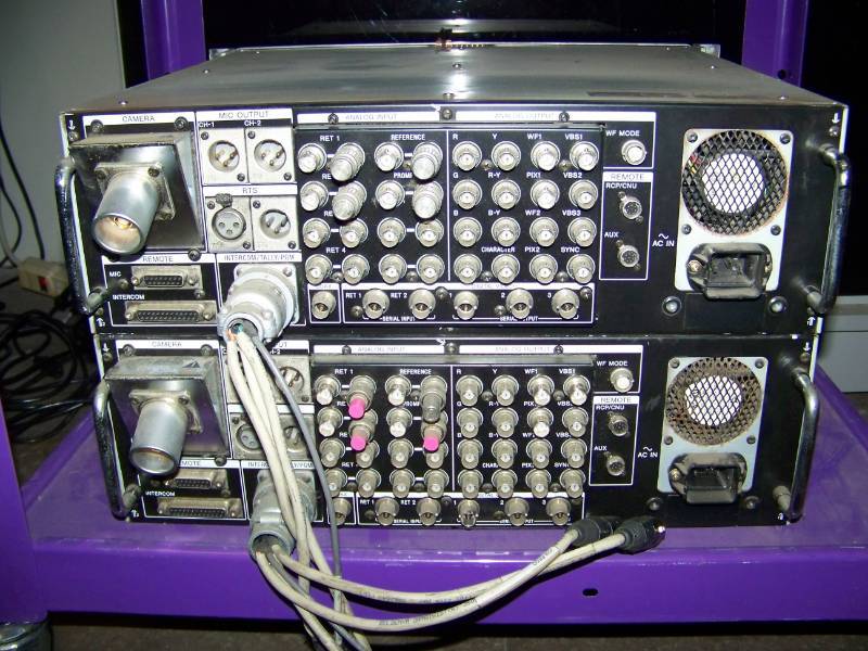 lot 67 image: (2) Sony, Camera Control Units