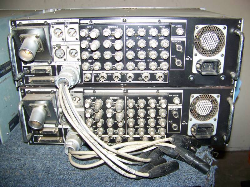 lot 68 image: (2) Sony, Camera Control Units