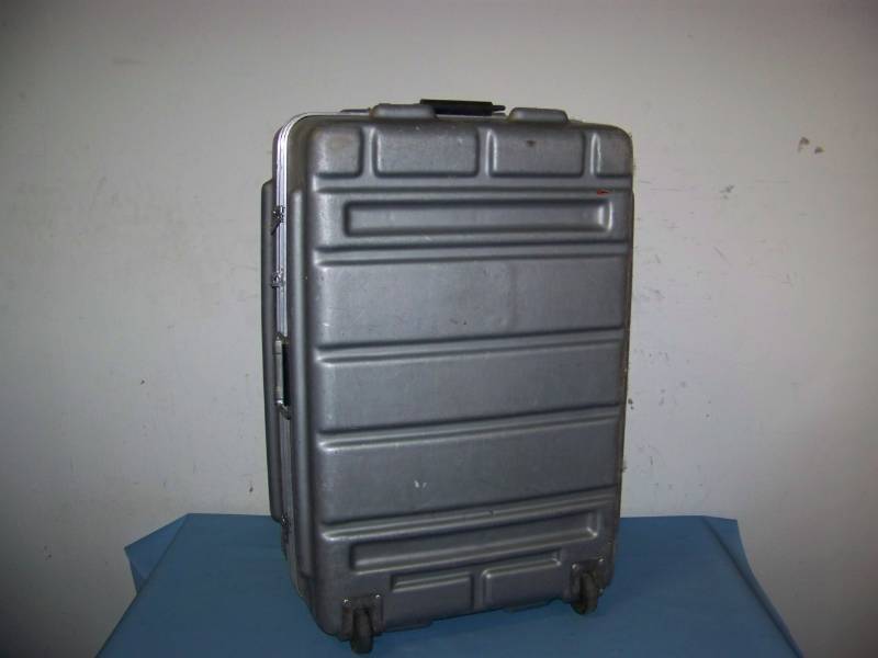 lot 107 image: Shok-Stop, Hard-Sided, Padded Inside, Equipment  Travel Case on Wheels