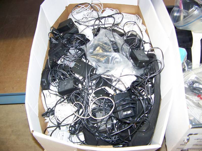 lot 81 image: (4 Boxes) Seiko, Smart Label, Label Makers  Printers, USB Cables and Power Supplies