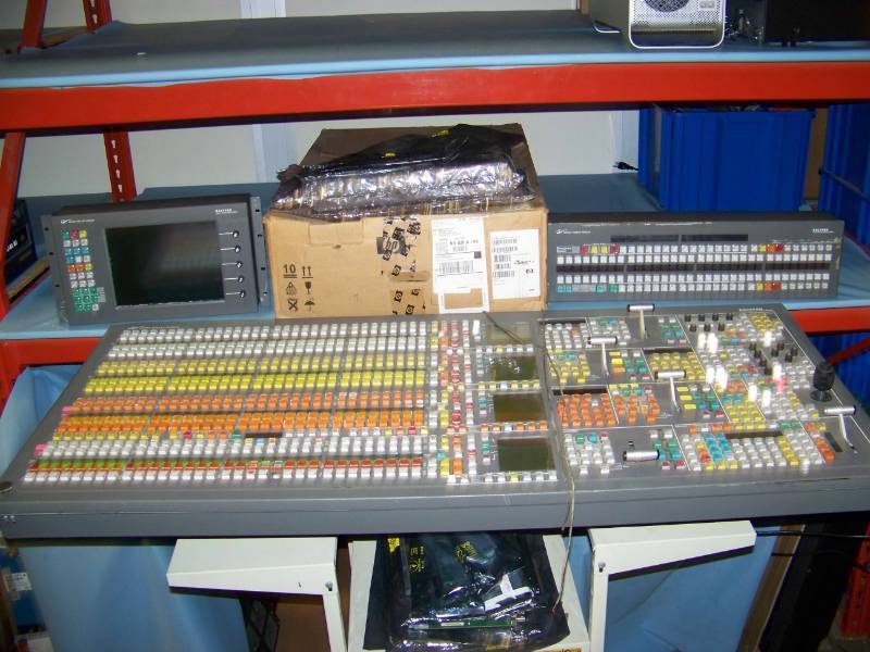 lot 51 image: Grass Valley Group, Kalypso, Video Production Center including Control Panel, Frame, Menu, Aux Panel and Additional PanelsSystem Blades