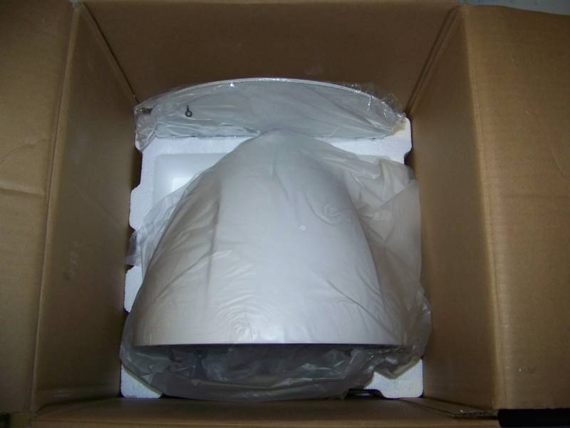 lot 27 image: (2) Crestron, SAROS, 8, 2-Way, Pendant Speakers - NEW in Original Boxes