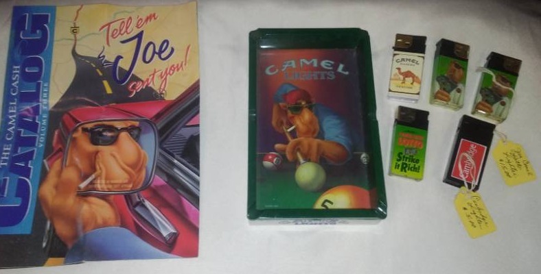 lot 12 image: Collectible Joe Camel, Camel lights. See pictures for specifics