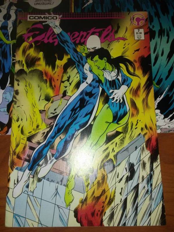 lot 71 image: 7 Comics Elementals