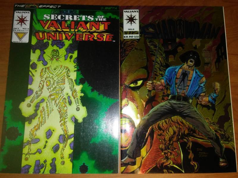 lot 75 image: 8 Valiant Comics, Bloodshot, Magnus and more