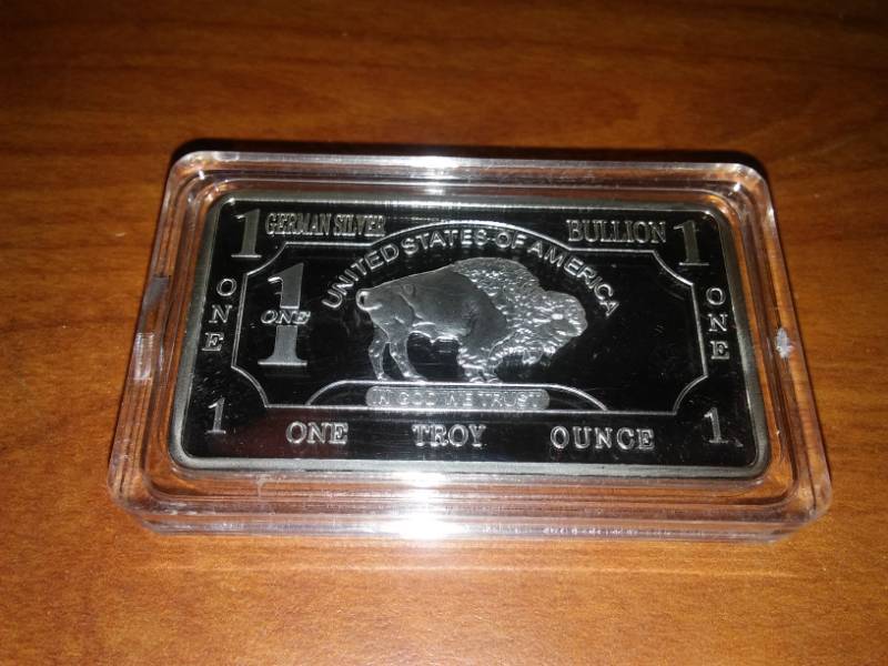 lot 59 image: NDSU Bison one troy ounce silver